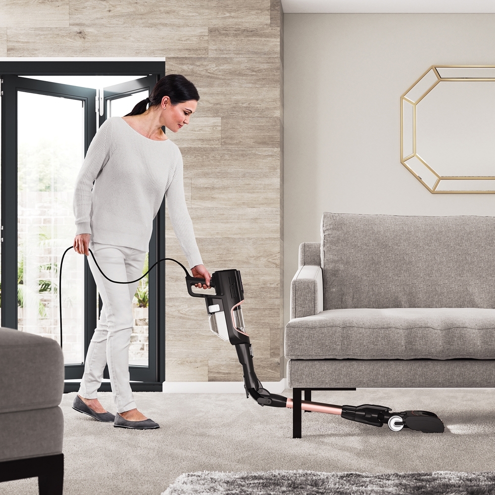 Shark HZ500UKT Anti Hair Wrap Corded Stick Pet Vacuum Cleaner, Grey