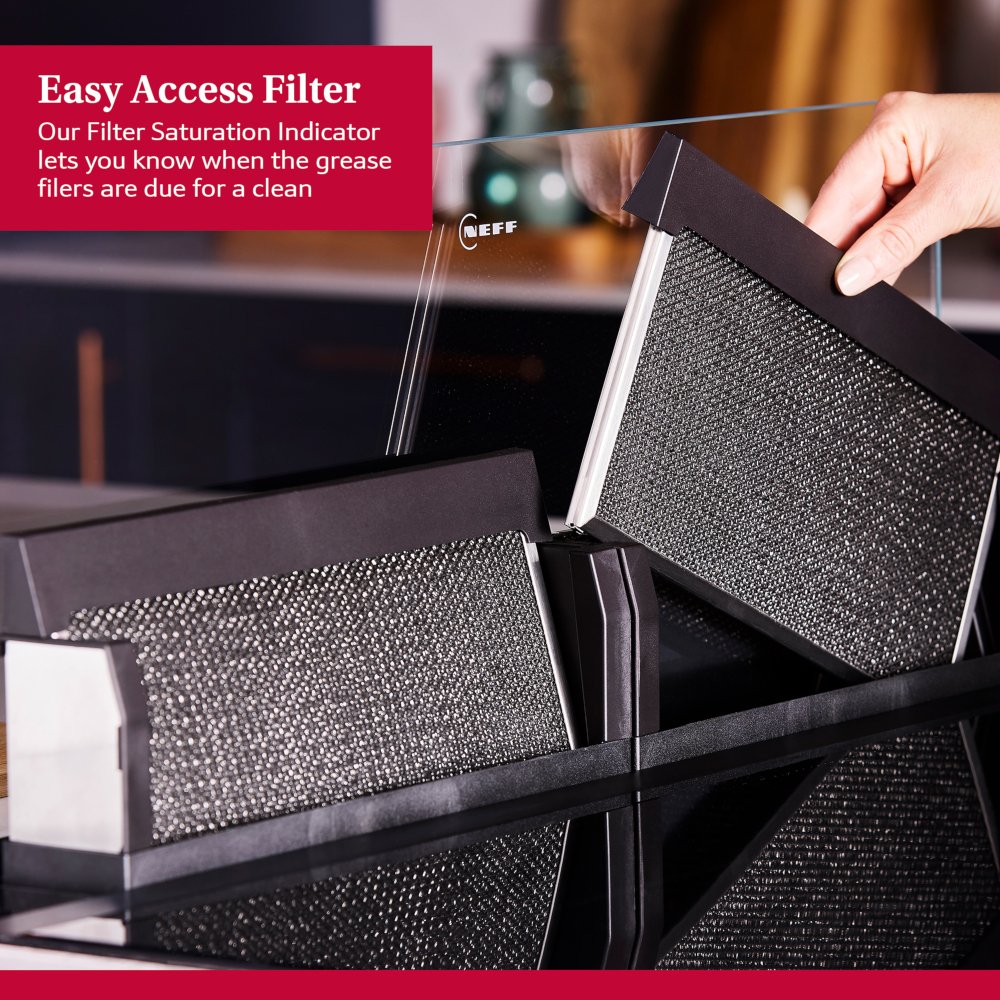 Neff I88WMM1S7B N90 Downdraft Extractor, Black, A Rated