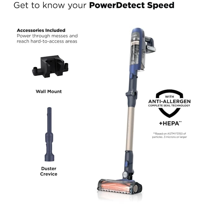 Shark IA1241UKT Cordless Vacuum Cleaner, Blue