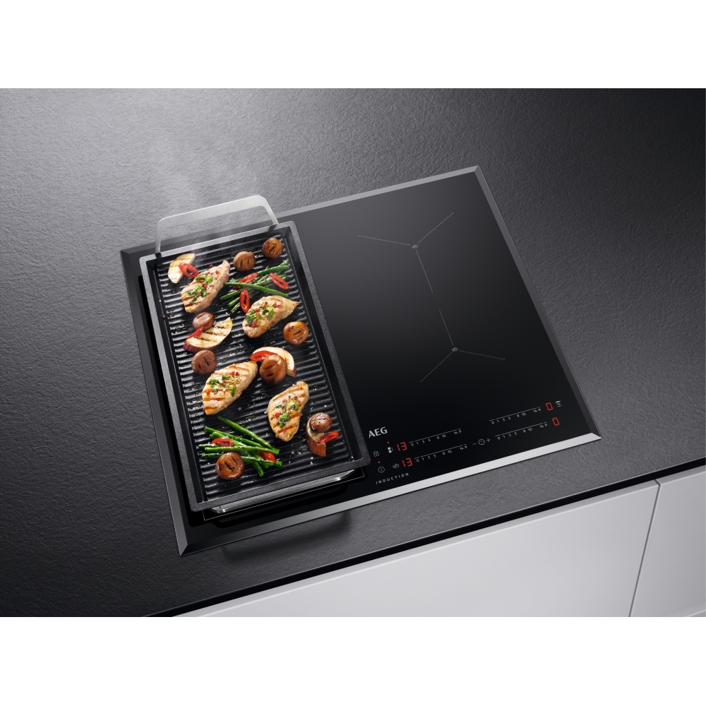 AEG IAE64421FB SenseBoil 59cm Induction Hob, Black
