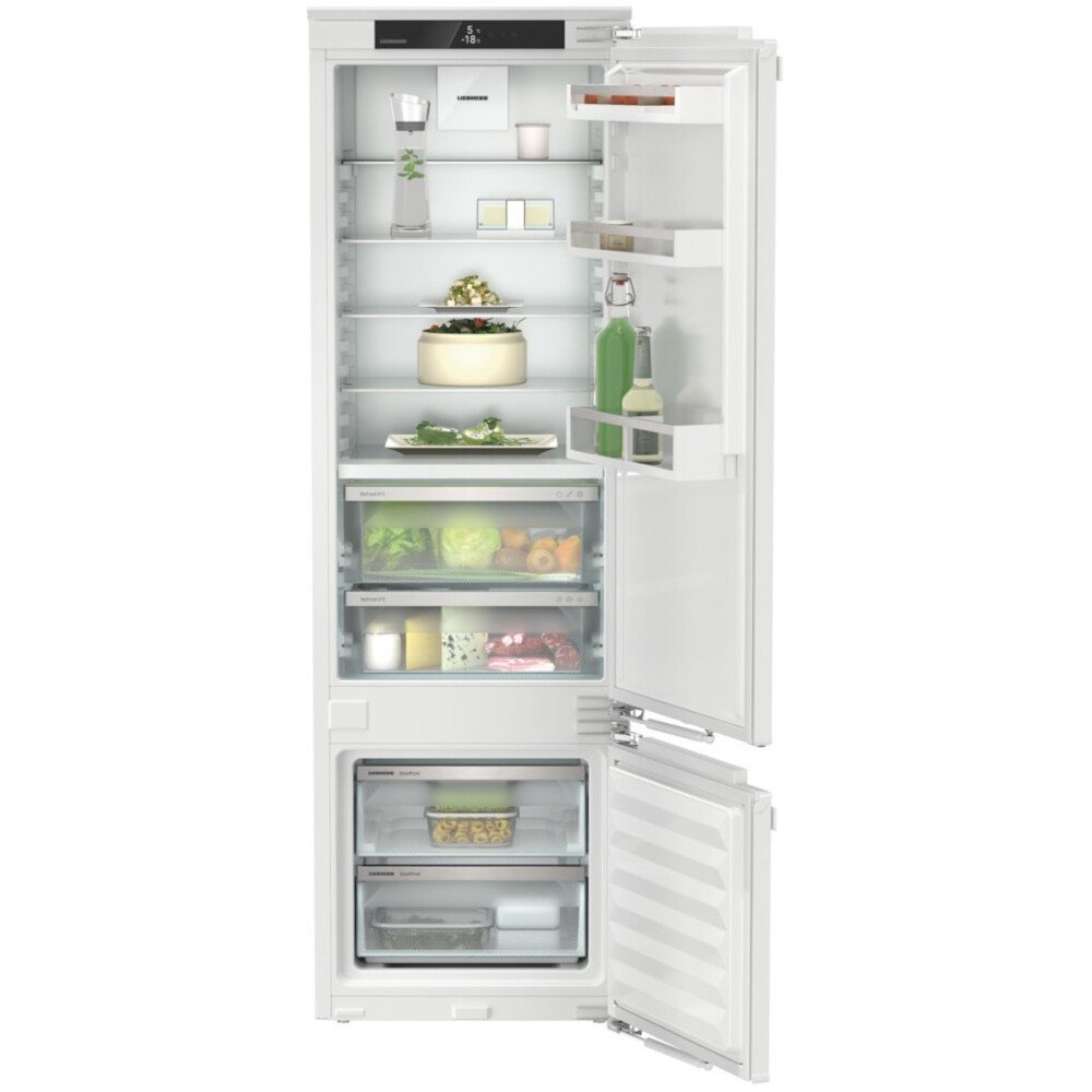 Liebherr ICBdi5122 Static Integrated Fridge Freezer, Fixed Hinge, 80/20