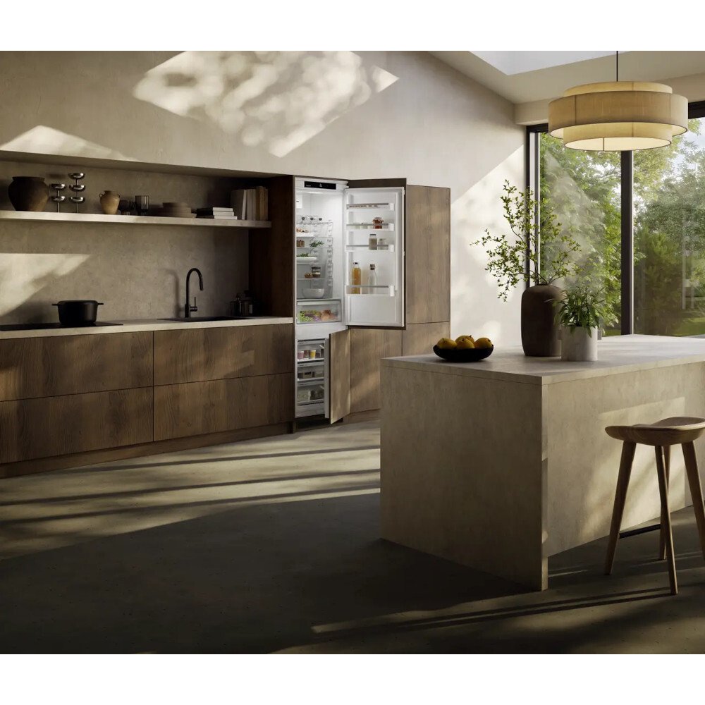 Liebherr ICNSd5603 No Frost Integrated Fridge Freezer, Sliding Hinge, 70/30, D Rated