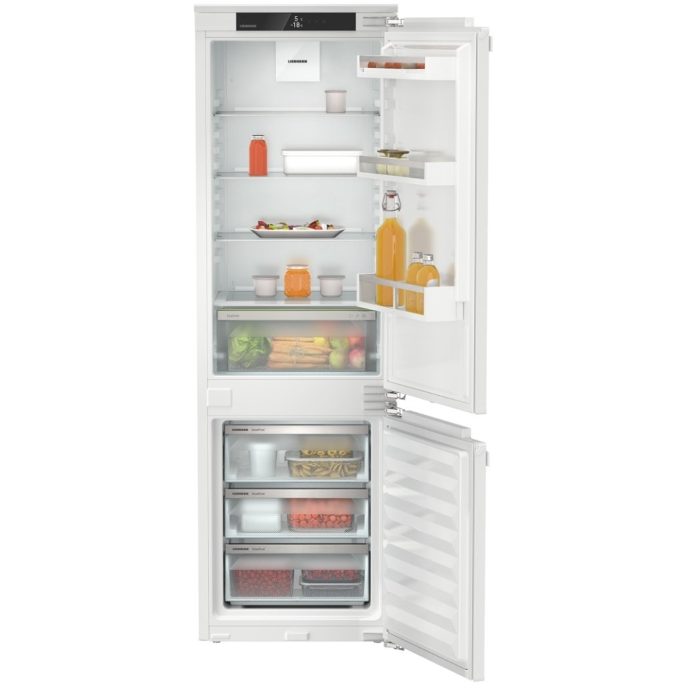 Liebherr ICe5103 Low Frost Integrated Fridge Freezer, Fixed Hinge, 70/30, E Rated
