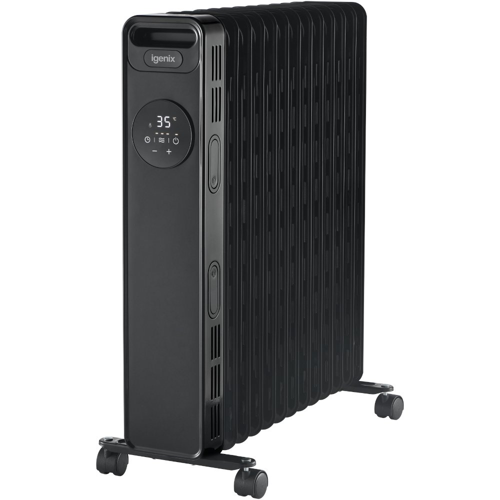 Buy Igenix IG2626BL 2.5kW Digital Oil Filled Radiator Black | Marks  Electrical