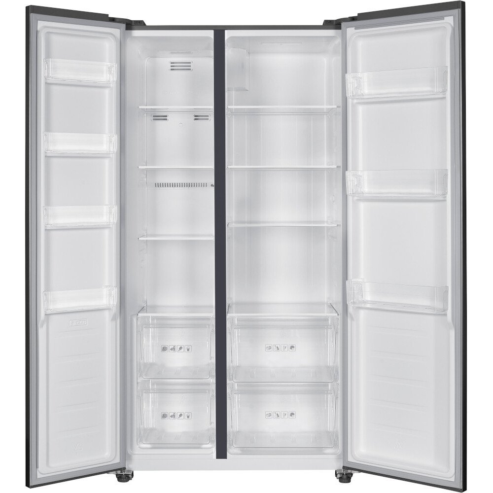 IceKing IKSBS442IX American Fridge Freezer,  Non-Plumbed