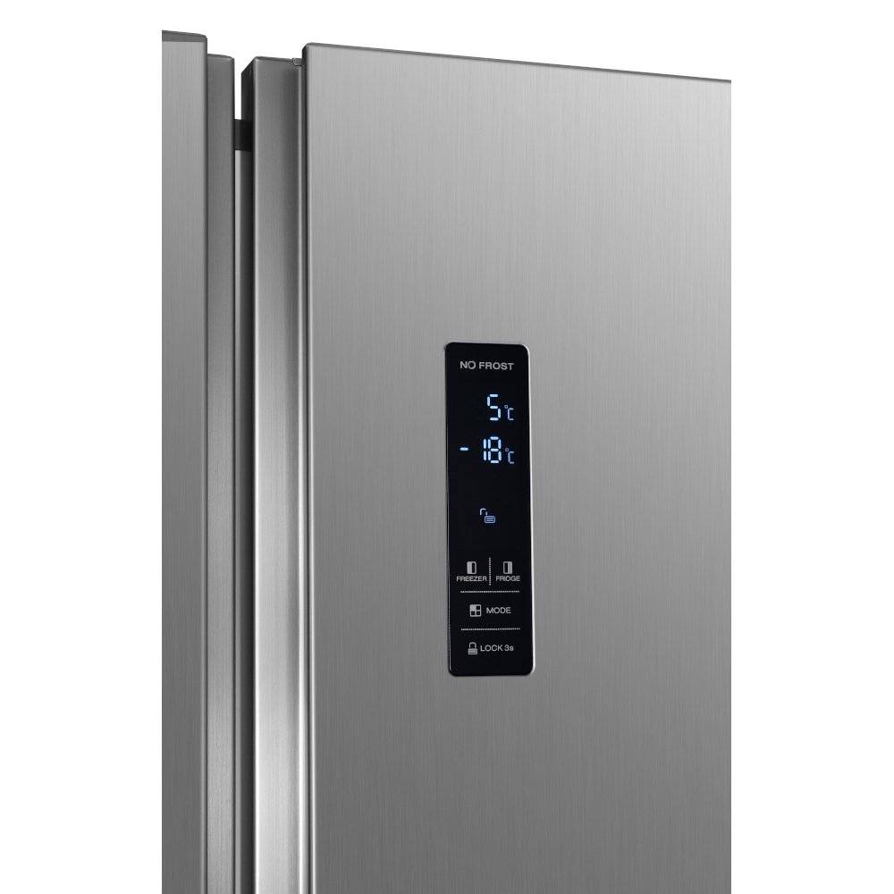 IceKing IKSBS442IX American Fridge Freezer,  Non-Plumbed