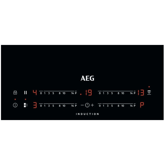 AEG IKX84443CB 78cm Induction Hob, Black