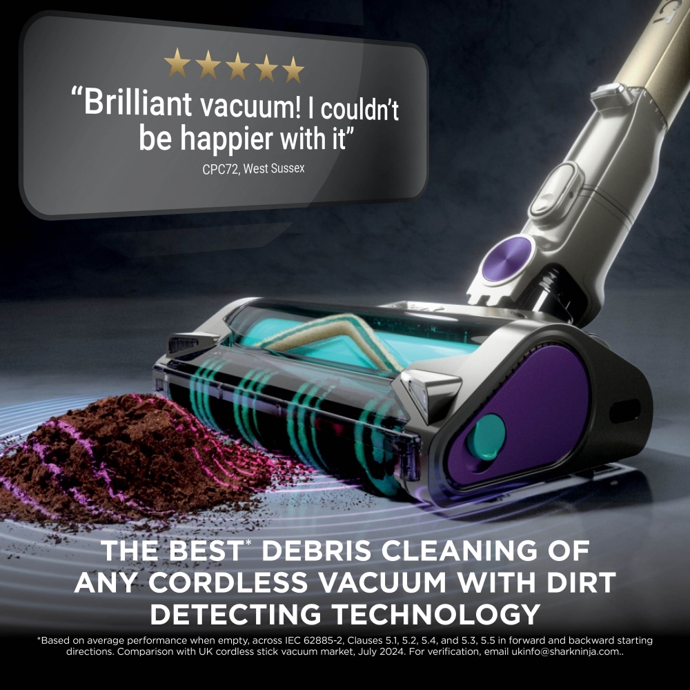 Shark IP1251UK Cordless Vacuum Cleaner, Purple