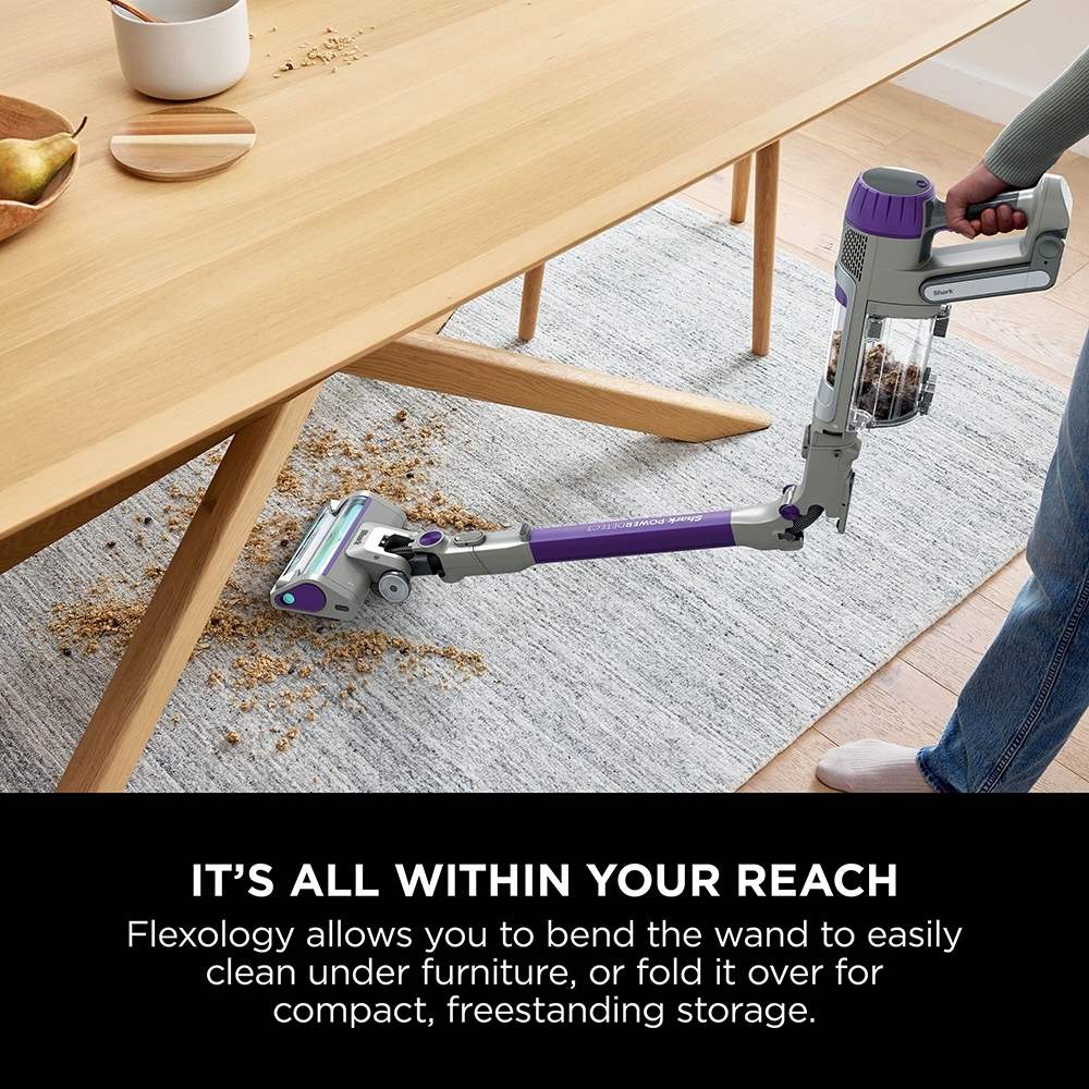 Shark IP1251UKT PowerDetect Cordless Pet Vacuum Cleaner, Grey