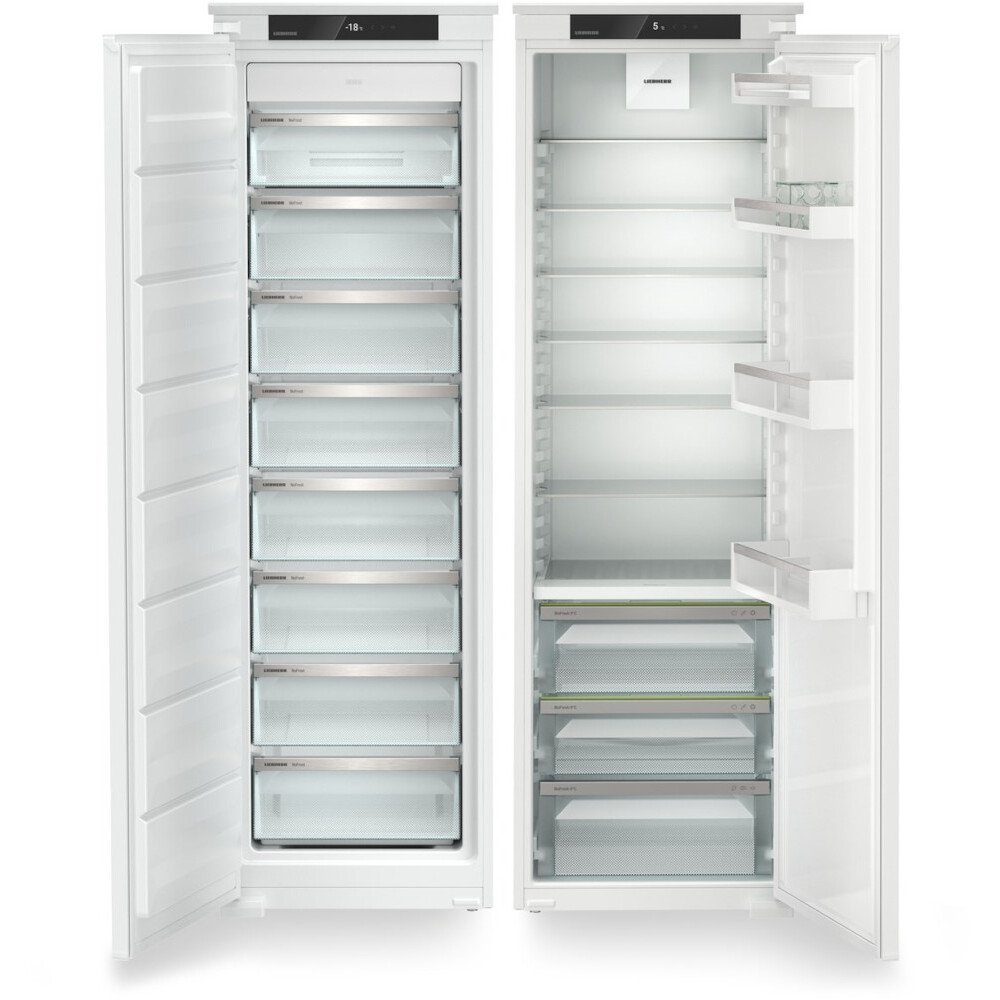 Liebherr Larder Fridge & No Frost Freezer, Integrated, D Rated,  Non-Plumbed