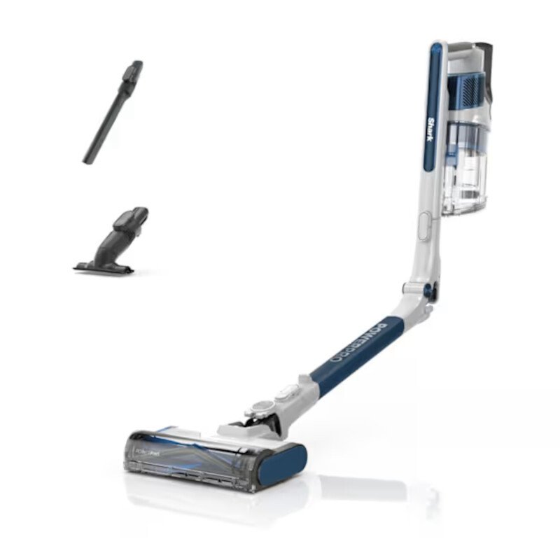 Shark IZ380UK PowerPro Cordless Stick Vacuum Cleaner with Anti Hair Wrap & Floor Detect, Blue