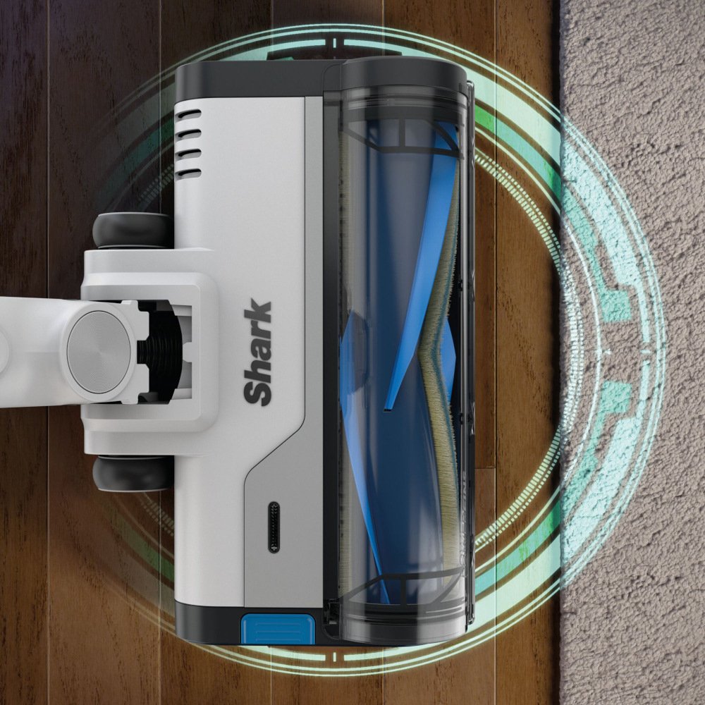 Shark IZ380UK PowerPro Cordless Stick Vacuum Cleaner with Anti Hair Wrap & Floor Detect, Blue