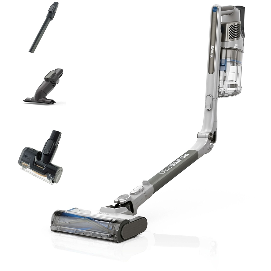 Shark IZ380UKT PowerPro Pet Cordless Vacuum Cleaner with Anti Hair Wrap & Floor Detect, Silver