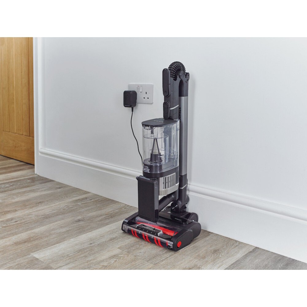 Shark IZ420UKT Stratos Anti Hair Wrap Plus Pet Pro Cordless Vacuum Cleaner [Double Battery], Silver