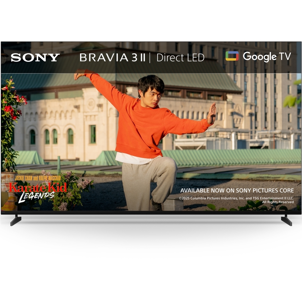 Sony K100XR38M2PBUKA BRAVIA 3 II 100" LED Smart Television, 4K Ultra HD, Black, E Rated