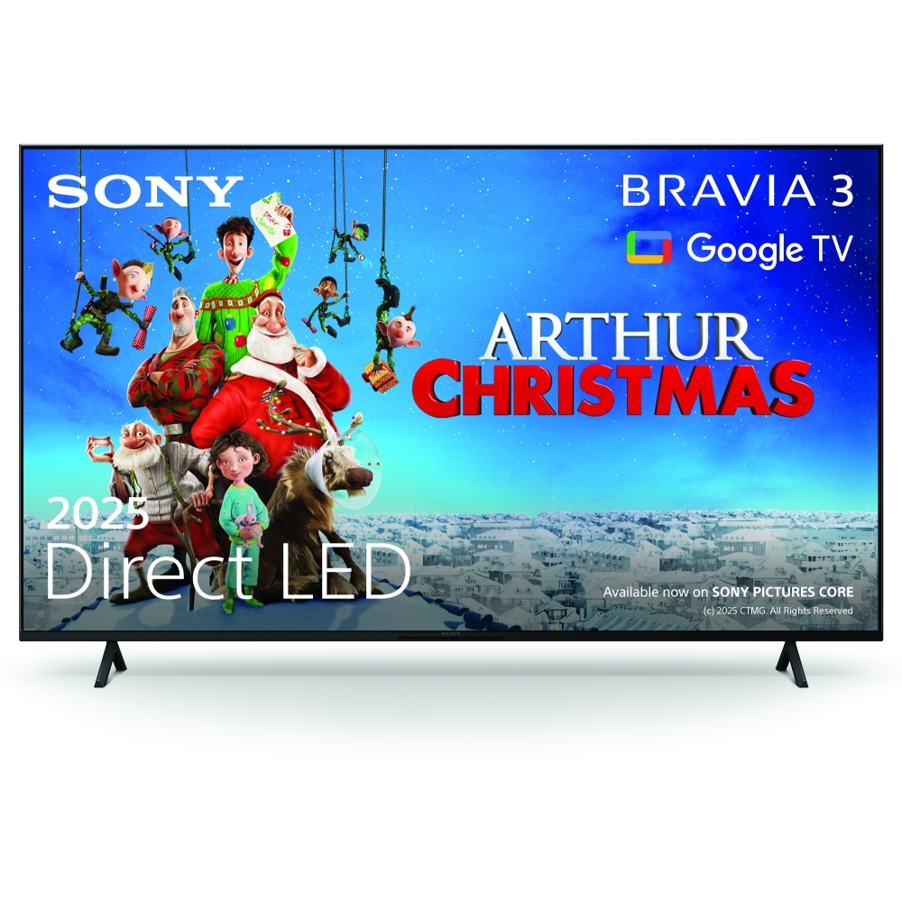 Sony K43S35BP.UKA 43" LED Smart Television, 4K Ultra HD, Black, E Rated