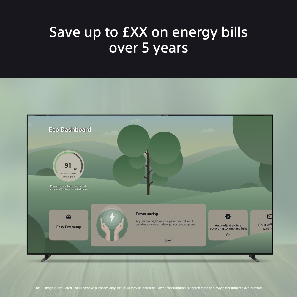 Sony K43S35BP.UKA 43" LED Smart Television, 4K Ultra HD, Black, E Rated