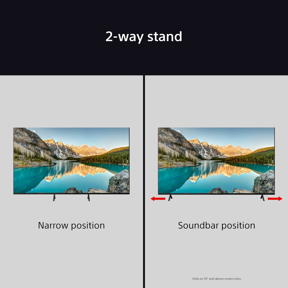 Sony K43S38BP.UKA BRAVIA 3 43" LED Smart Television, 4K Ultra HD, Black, E Rated