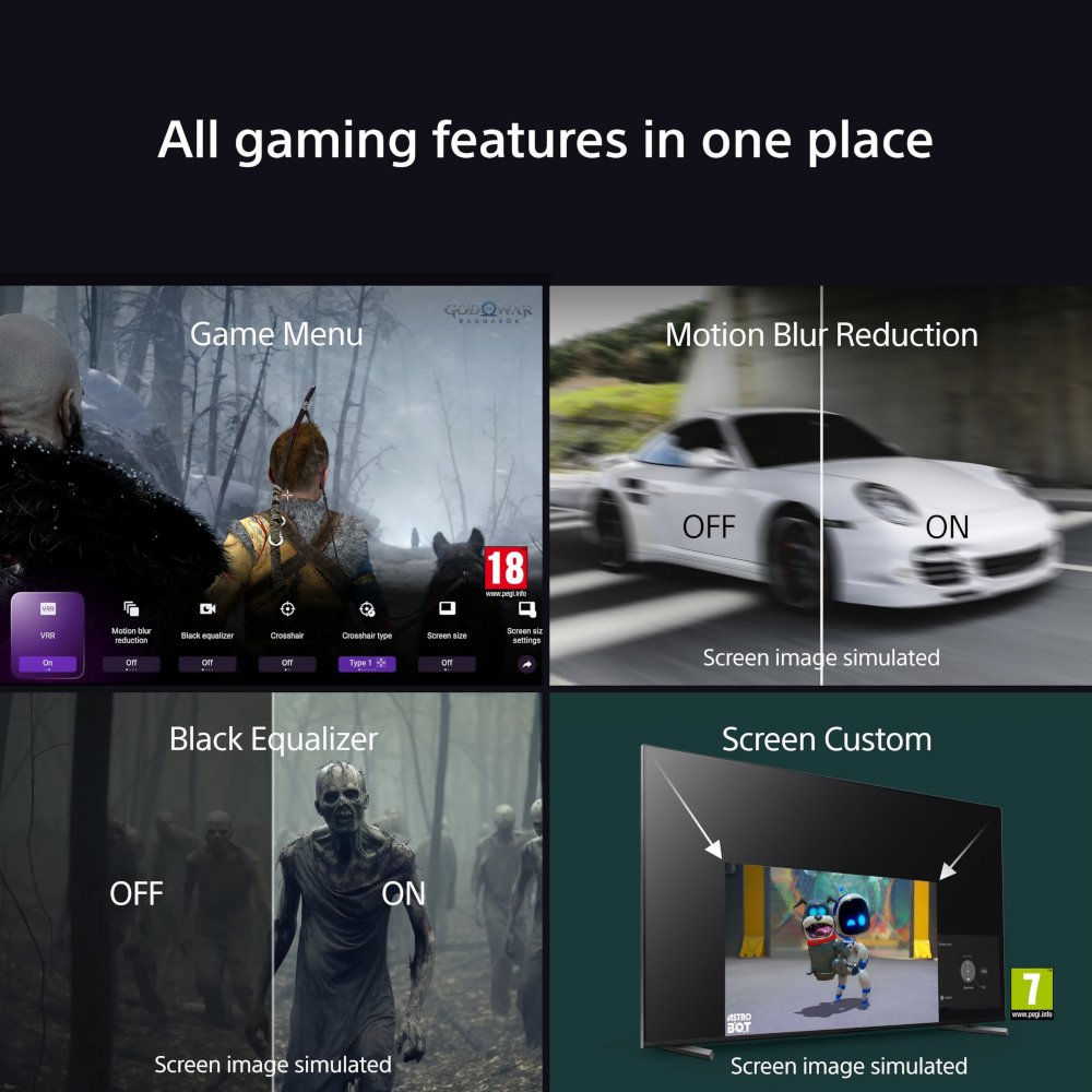 Sony K55S38BP.UKA BRAVIA 3 55" LED Smart Television, 4K Ultra HD, Black, F Rated