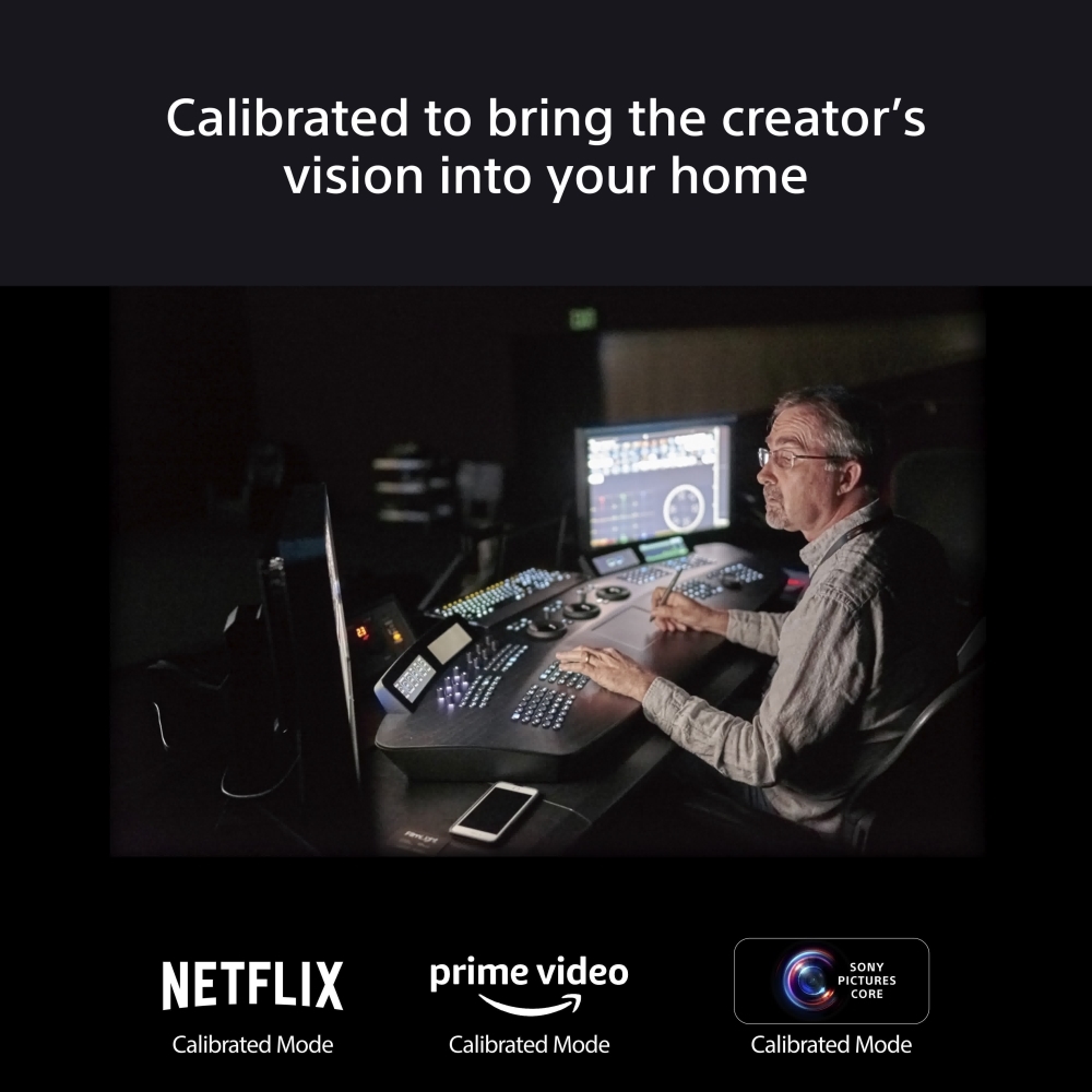 Sony K65XR55BP.UKA BRAVIA 5 65" Mini LED Smart Television, 4K Ultra HD, Black, D Rated