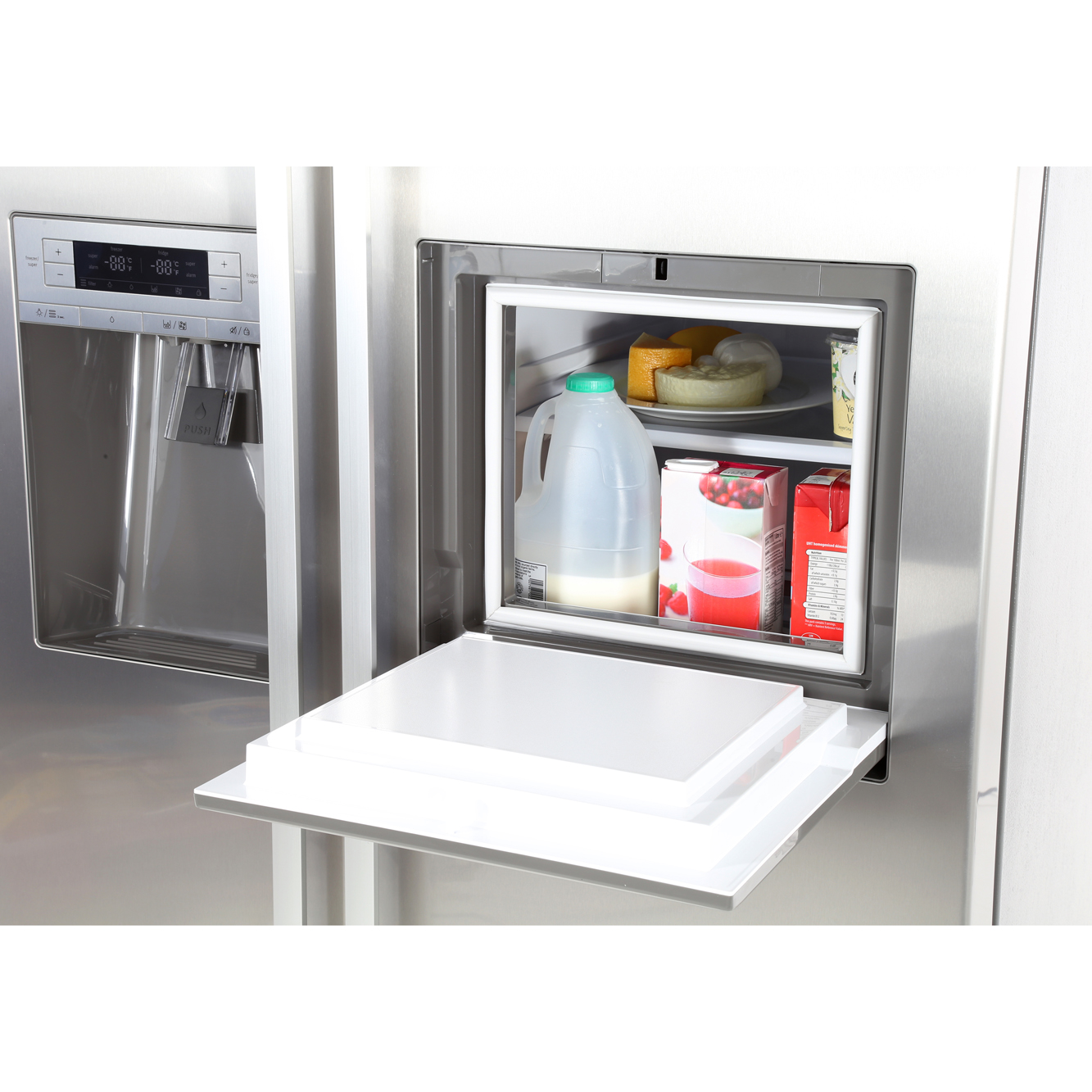 Buy Bosch Serie 6 KAG90AI20G American Fridge Freezer (KAG90AI20G) Stainless Steel Marks