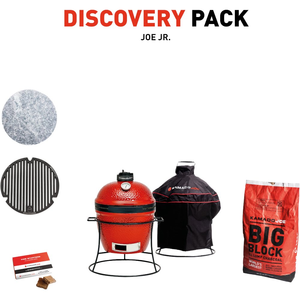 Kamado Joe Joe Jr. with Discovery Pack, Red