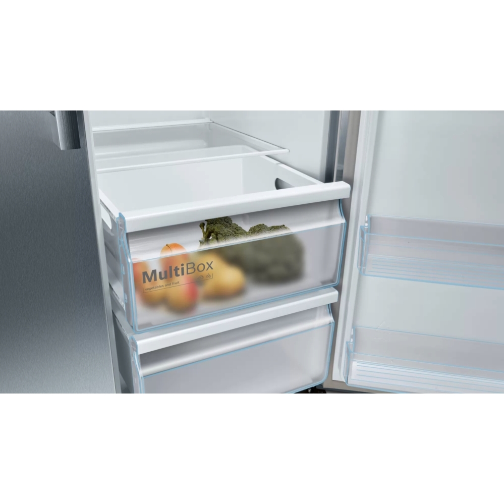 Buy Bosch Serie 4 KAN93VIFPG American Fridge Freezer Inoxeasyclean