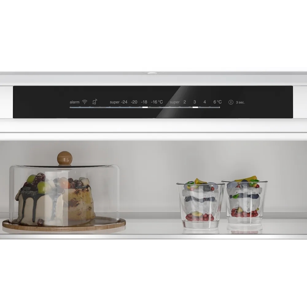 Siemens KB96NNSE0 iQ100 No Frost Integrated Fridge Freezer, Sliding Hinge, 70/30, E Rated