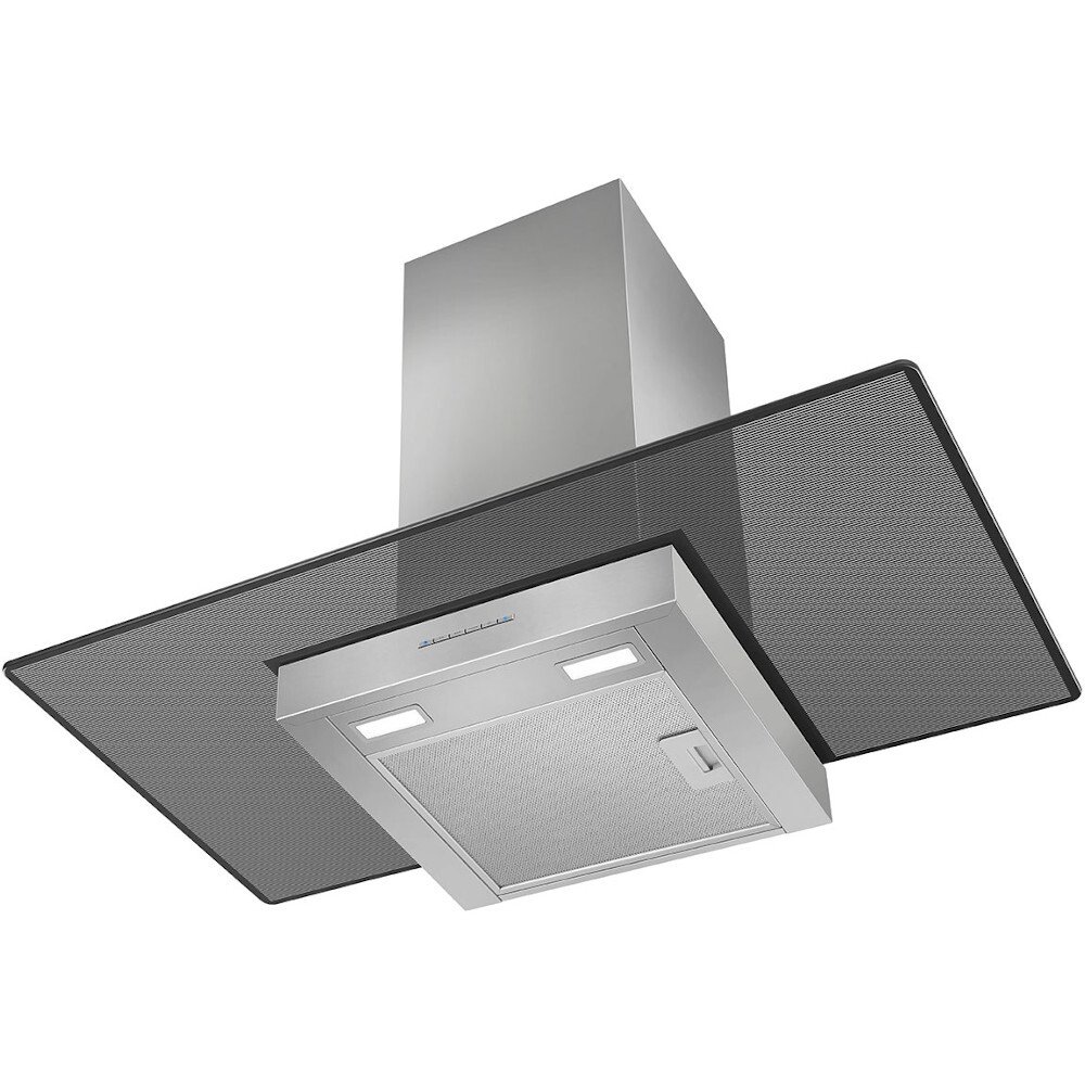 Smeg KBT900VE 90cm Chimney Cooker Hood, Stainless Steel, B Rated
