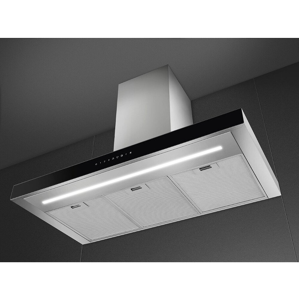 Smeg KBT9L4VN 90cm Chimney Cooker Hood, Stainless Steel, A Rated