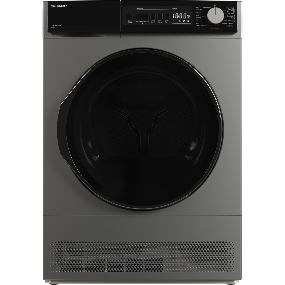 Sharp KD-NCB8S7GW91-EN Condenser Tumble Dryer