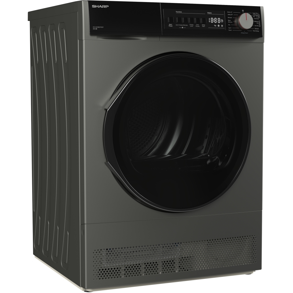 Sharp KD-NCB8S7GW91-EN Condenser Tumble Dryer