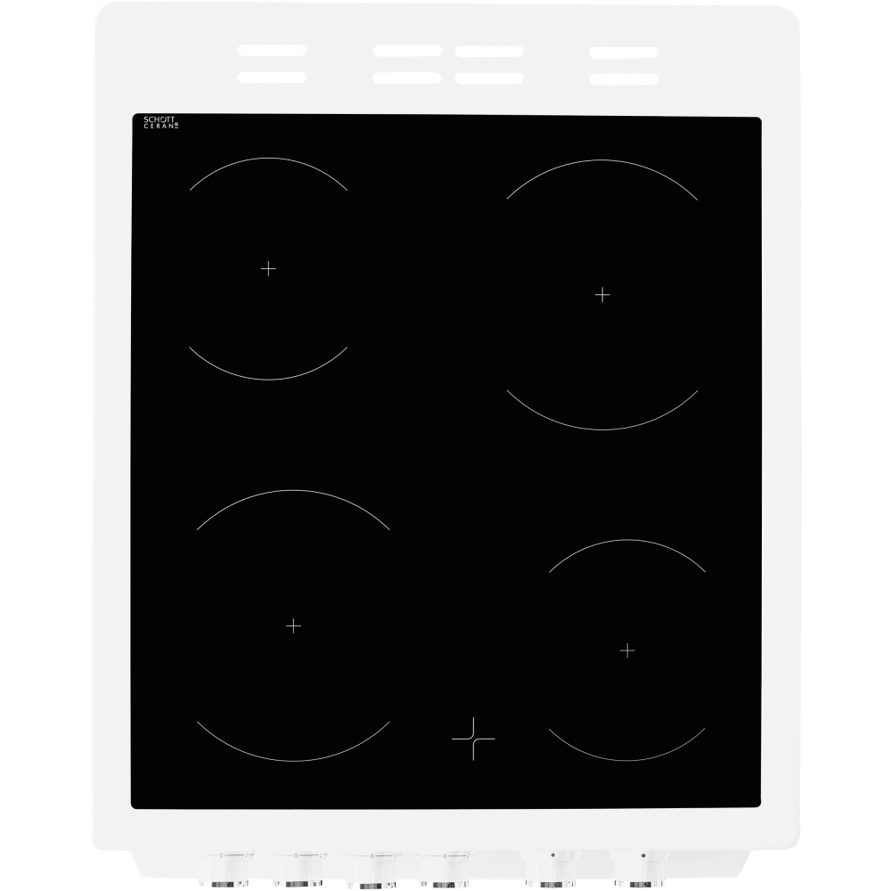 Beko KDVC563AW Ceramic Electric Cooker with Double Oven, White, A Rated
