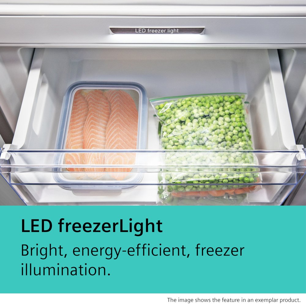 Siemens KF96RSBEA iQ700 American Fridge Freezer, Black, E Rated,  Non-Plumbed