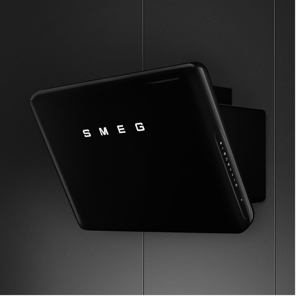 Smeg KFAB84BL 70cm Chimney Cooker Hood