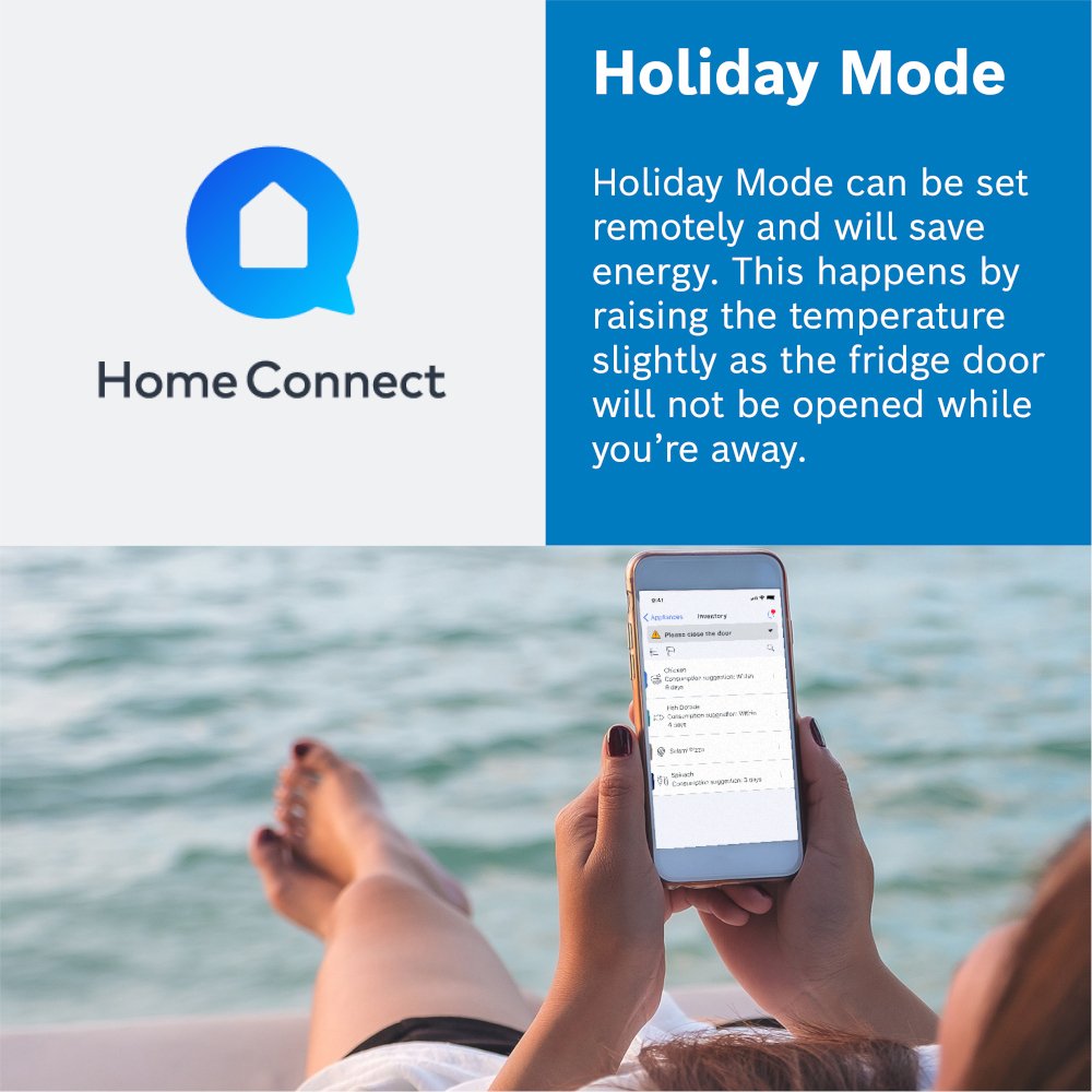 Bosch KFD96APEA Series 6 American Fridge Freezer,  Plumbed, Stainless Steel, E Rated