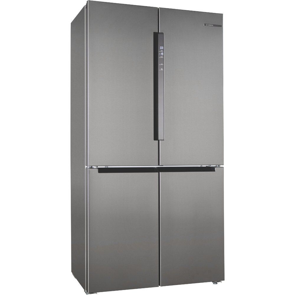 Bosch KFN96VPEAG Series 4 American Fridge Freezer, Stainless Steel, E Rated,  Non-Plumbed