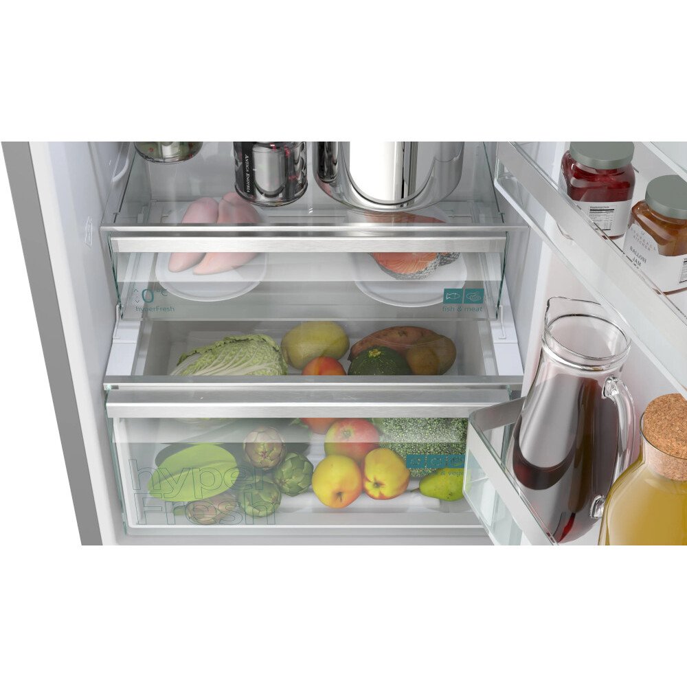 Siemens KG36NVICG Total No Frost Fridge Freezer, 60/40, Stainless Steel, C Rated