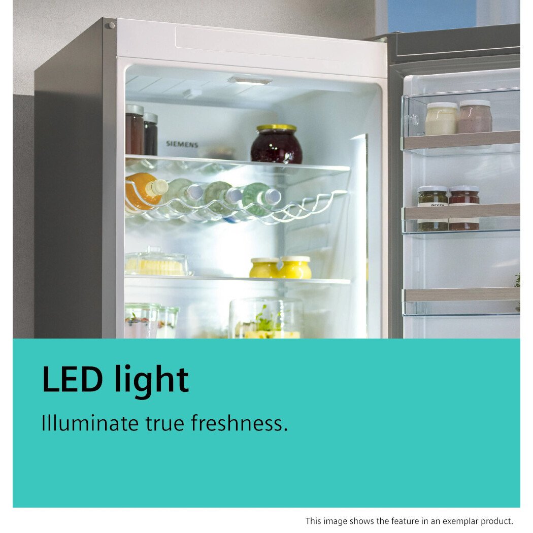 Siemens KG36NVICG Total No Frost Fridge Freezer, 60/40, Stainless Steel, C Rated