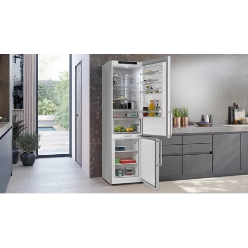 Siemens KG39NAIAU iQ500 Total No Frost Fridge Freezer, 70/30, Stainless Steel, A Rated