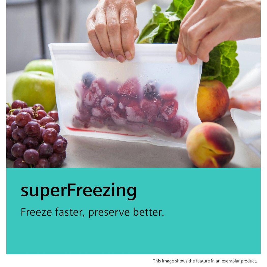 Siemens KG39NVXBG Total No Frost Fridge Freezer, 70/30, Black, B Rated