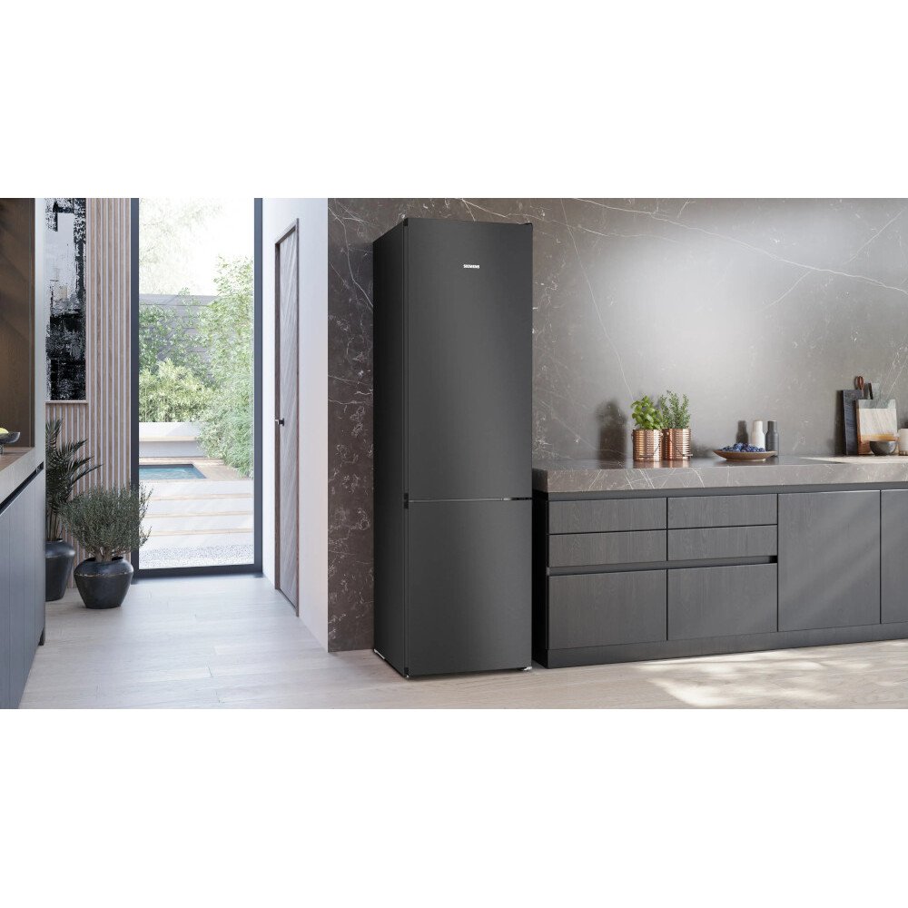 Siemens KG39NVXBG Total No Frost Fridge Freezer, 70/30, Black, B Rated