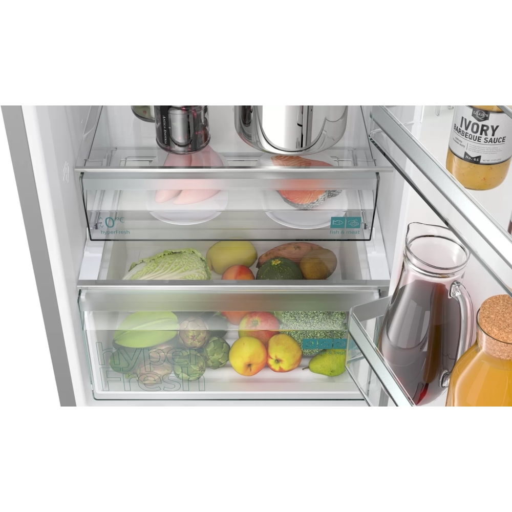Siemens KG39NXIBF iQ300 No Frost Fridge Freezer, 70/30, Stainless Steel, B Rated
