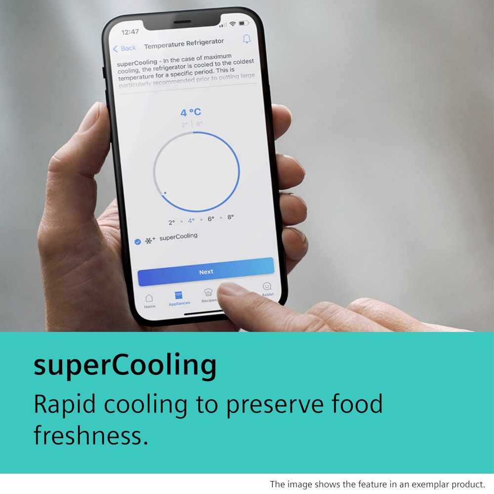 Siemens KG49NXIDF iQ300 No Frost Fridge Freezer, 70/30, Stainless Steel, D Rated