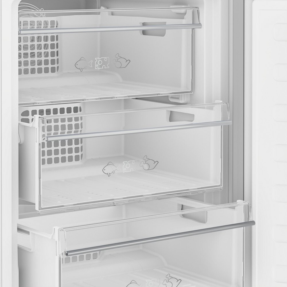 Blomberg KGM4524 Frost Free Fridge Freezer, 50/50, White, E Rated