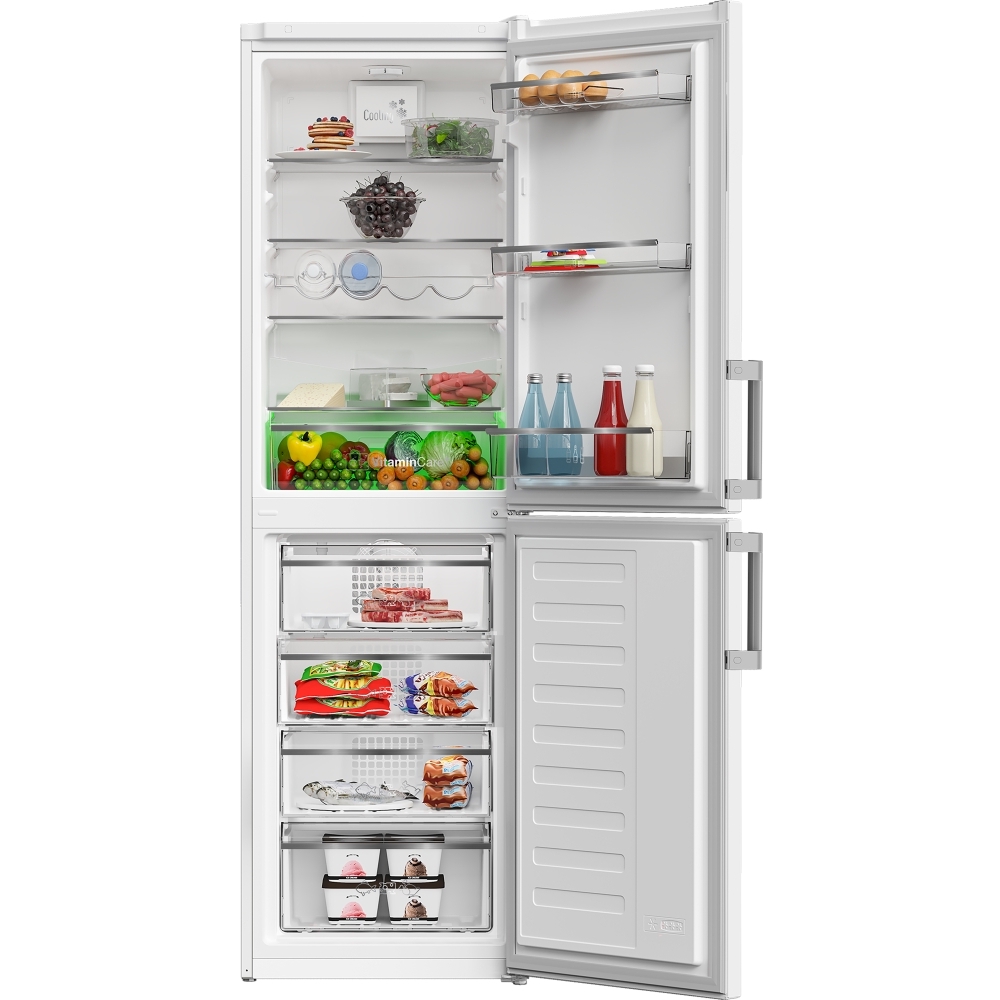 Blomberg KGM4574V Frost Free Fridge Freezer, 50/50, White, E Rated