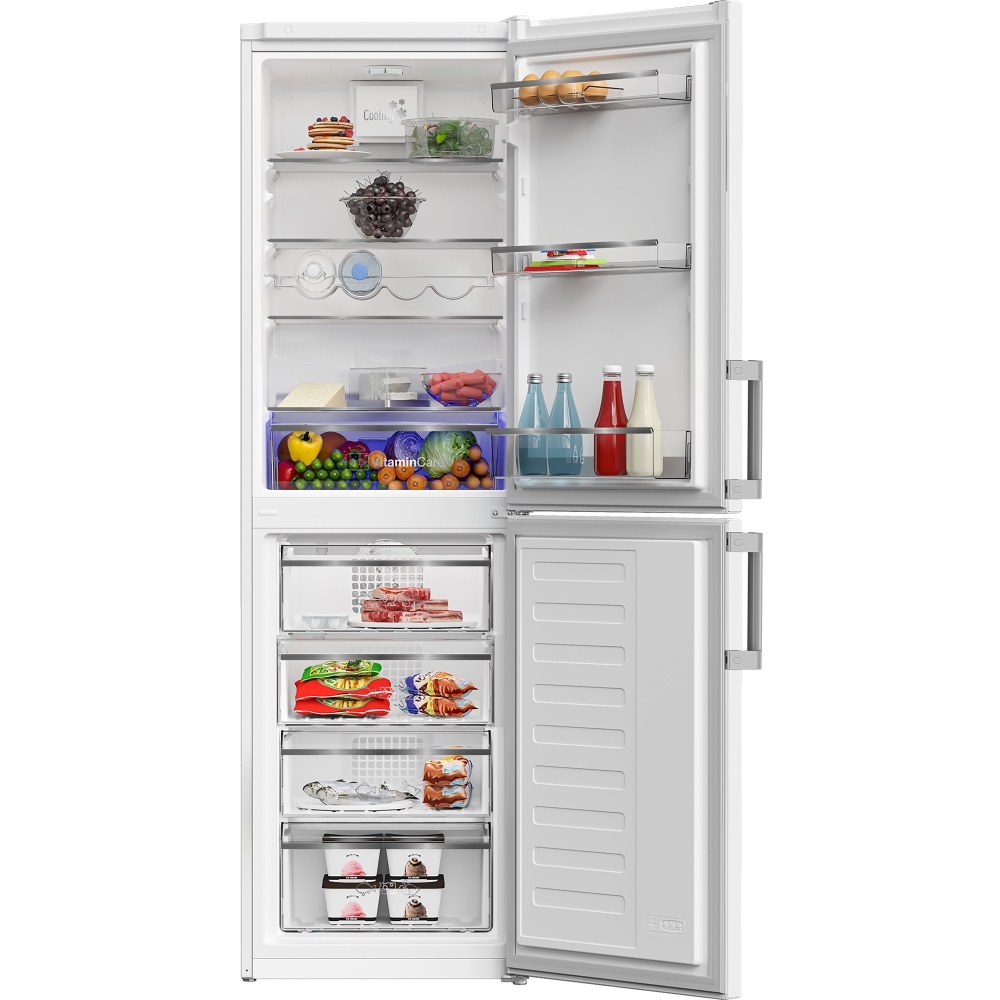 Blomberg KGM4574V Frost Free Fridge Freezer, 50/50, White, E Rated