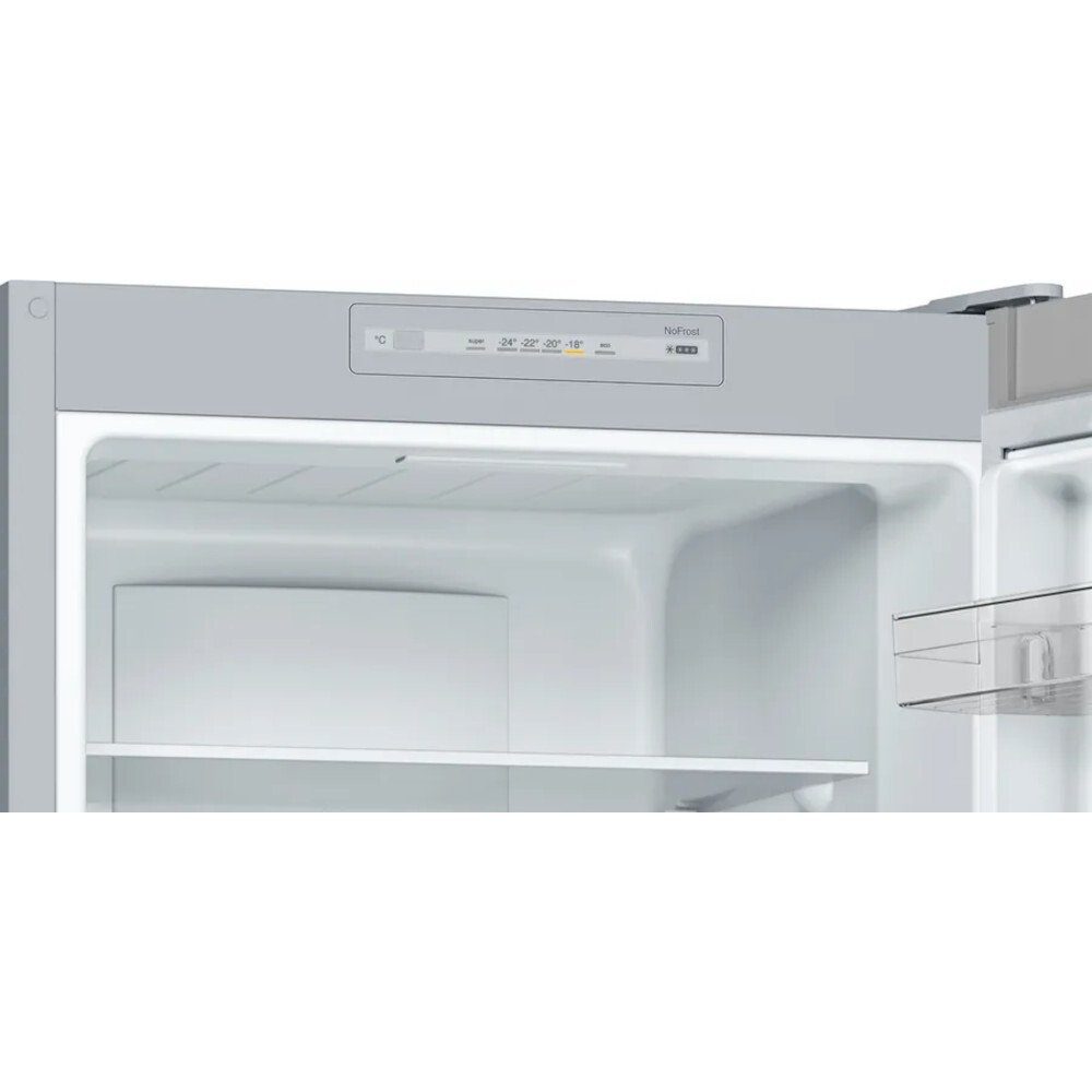 Bosch KGN33NLEBG Series 2 No Frost Fridge Freezer, 70/30, Stainless Steel, E Rated