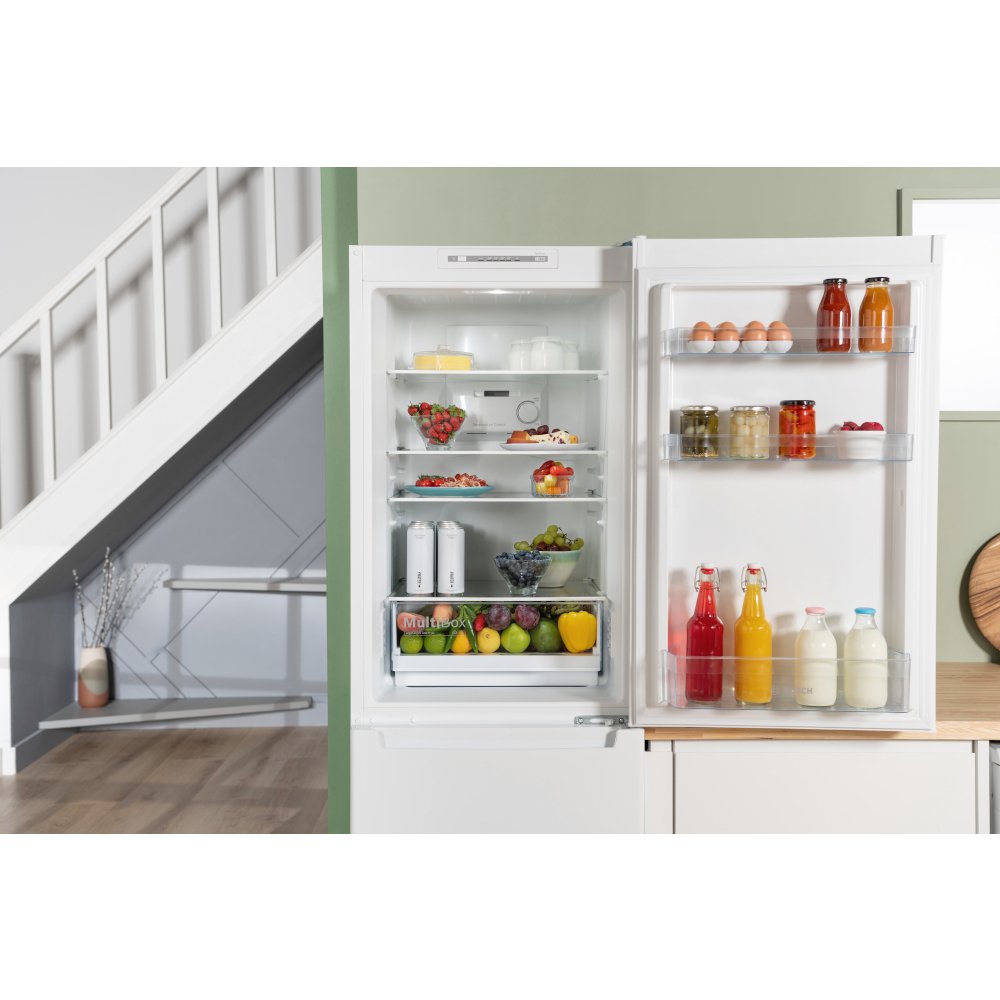 Bosch KGN34NWEAG Series 2 No Frost Fridge Freezer, 50/50, White, E Rated