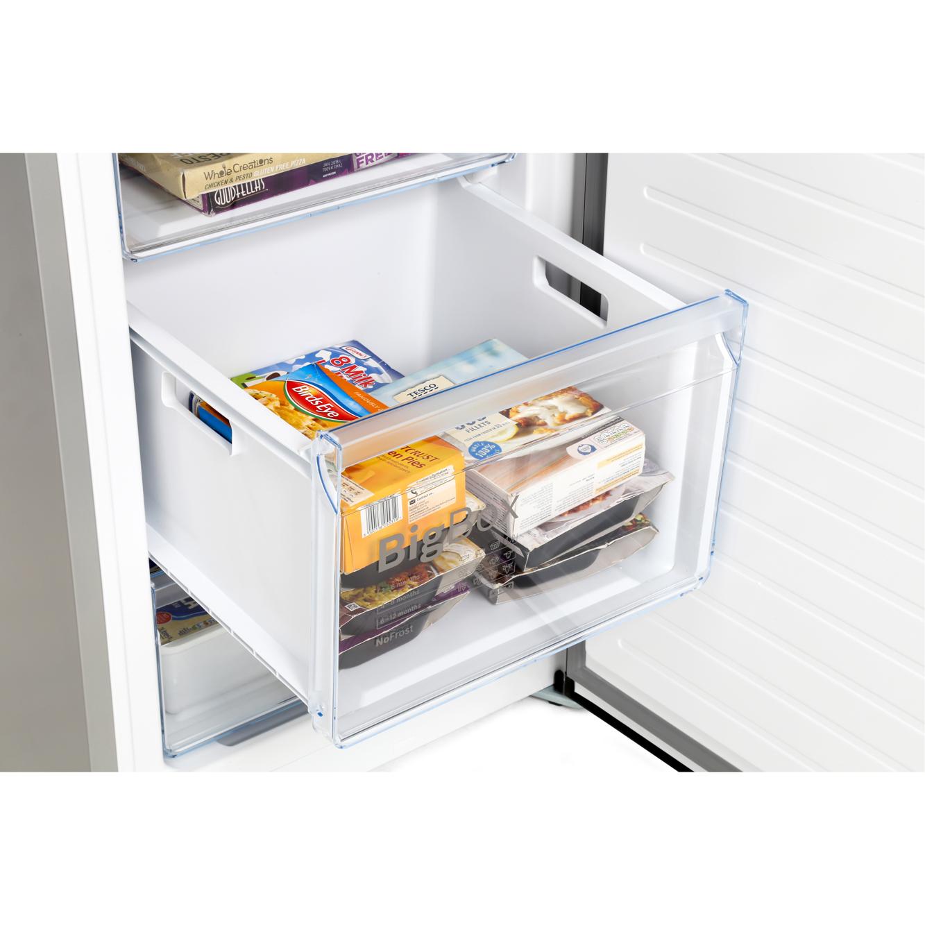 Buy Bosch KGN34VB35G Frost Free Fridge Freezer Black Doors, Chrome